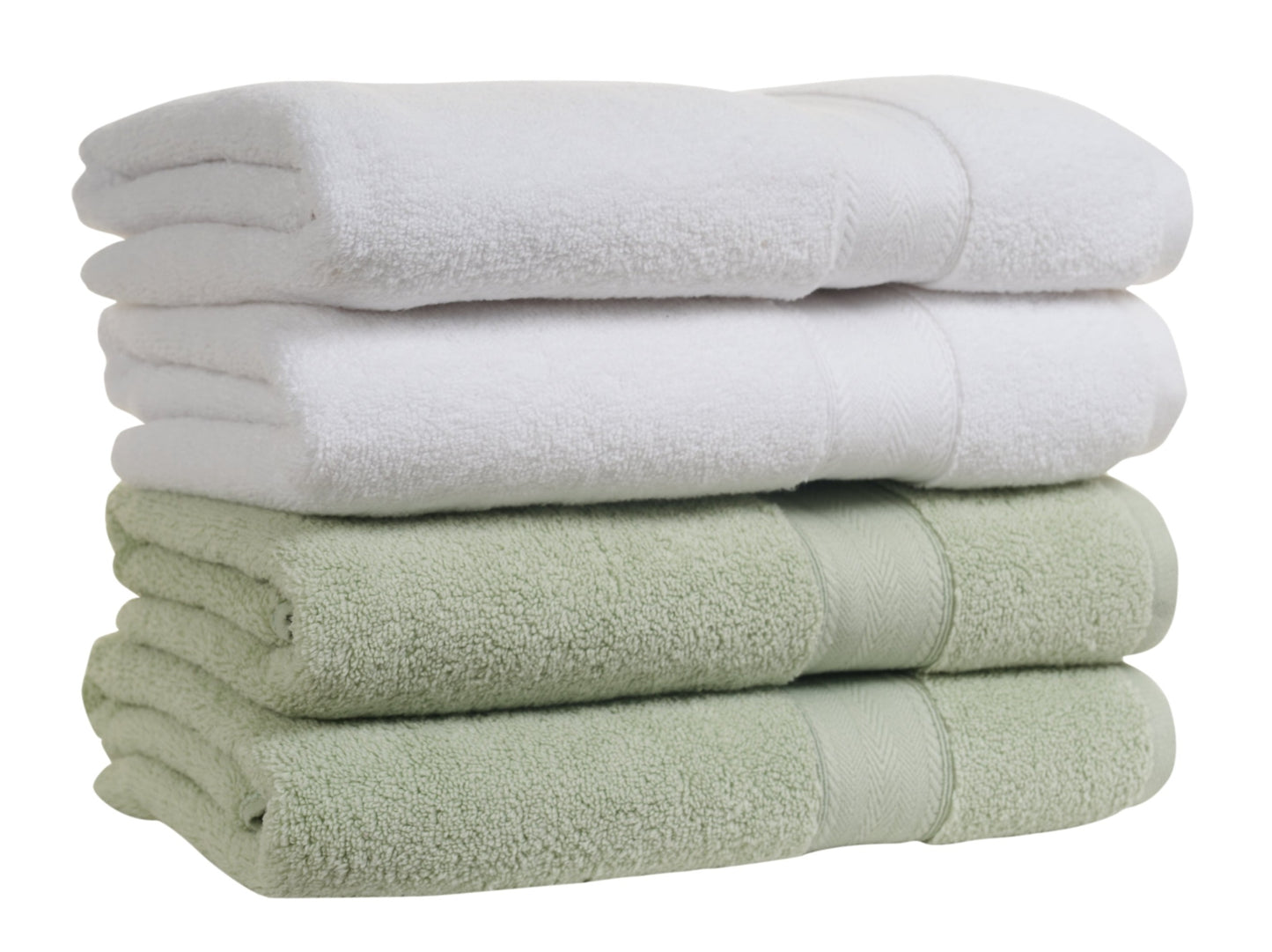 Cotton Bliss 4-Piece Bath Towels Set - Mixed Colors