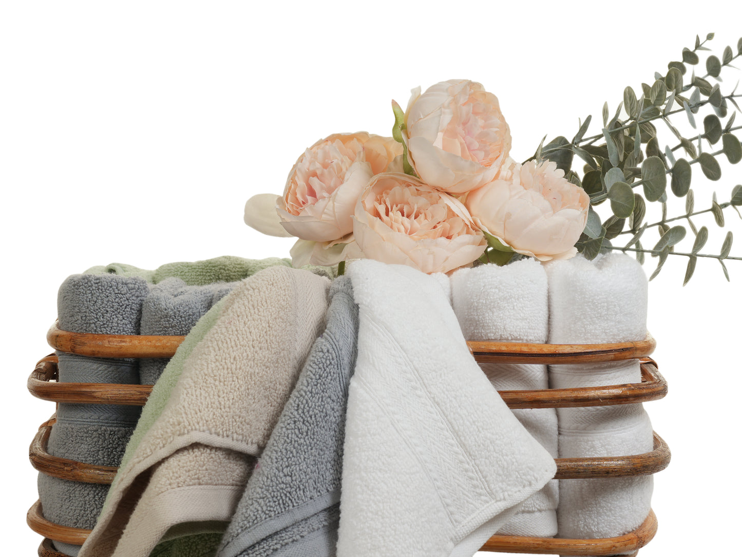 Cotton Bliss 6-Piece Towels Set - Mixed Colors