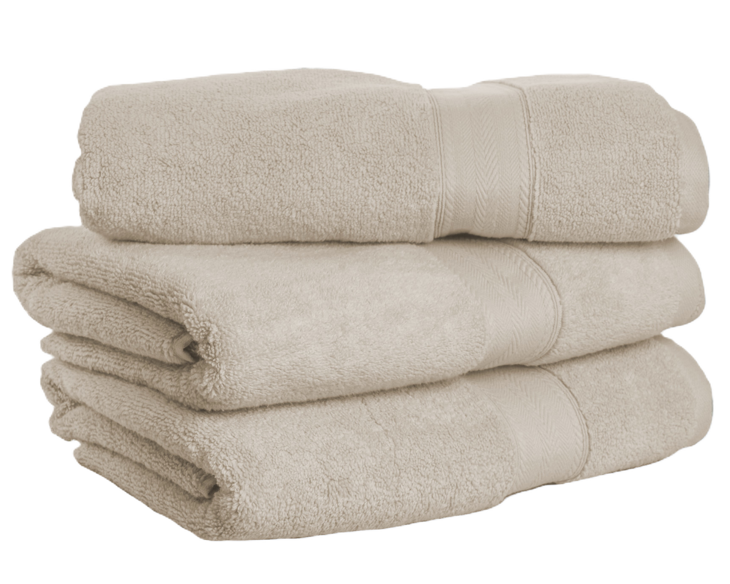 Cotton Bliss 3-Piece Bath Towels Set