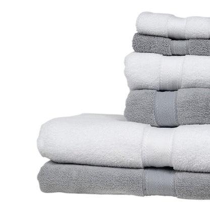 Cotton Bliss 6-Piece Towels Set - Mixed Colors